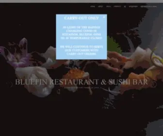 Restaurantbluefin.com(Bluefin Sushi) Screenshot