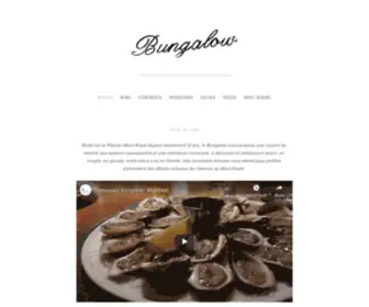 Restaurantbungalow.com(Bungalow) Screenshot