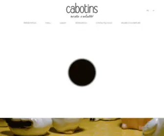 Restaurantcabotins.com(ACCUEIL) Screenshot