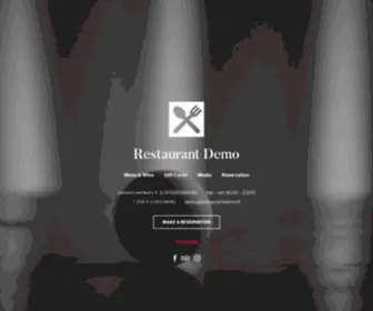 Restaurantdemo.fi(Restaurant Demo) Screenshot