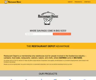 Restaurantdepot.com.ph(Restaurant Depot) Screenshot