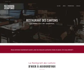 Restaurantdescantons.ca(Restaurant des Cantons) Screenshot