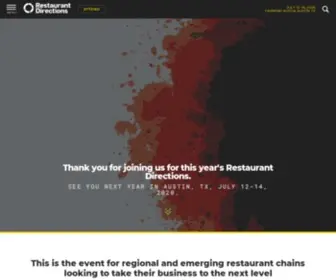 Restaurantdirections.com(RD Post Event) Screenshot
