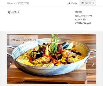 Restauranteandros.com(Restaurante Andros) Screenshot