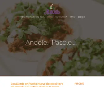 Restauranteaurorita.com(Aurorita Restaurant Mexicano) Screenshot