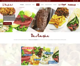 Restaurantebaghdad.com.br(Restaurante Baghdad) Screenshot