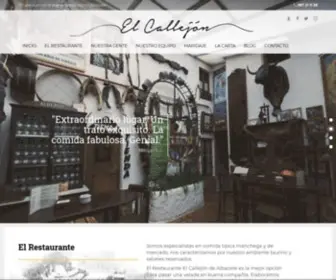 Restauranteelcallejon.com(Restaurante) Screenshot