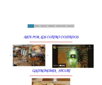 Restaurantehicuriartvegan.com(ARTE POR LoS CUATRO COSTADOS) Screenshot