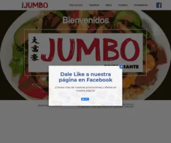 Restaurantejumbogt.com(Bienvenidos a Restaurante Jumbo) Screenshot