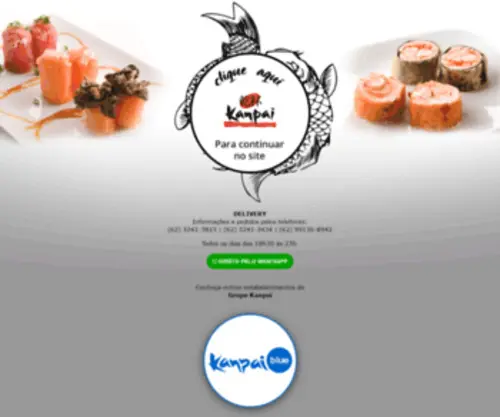 Restaurantekanpai.com.br(Kanpai Restaurante Japanese Food) Screenshot