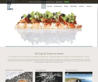 Restaurantelspescadors.com(Restaurant els pescadors) Screenshot