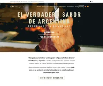 Restaurantemilongas.es(Restaurante Asador Argentino Milonga´s) Screenshot