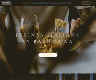 Restauranterossini.com(Restaurante Italiano Rossini) Screenshot