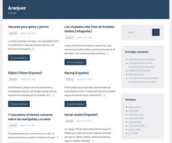 Restaurantesaranjuez.com(Artículos) Screenshot