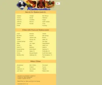Restauranteur.com(Restaurants for Dining in Arizona) Screenshot