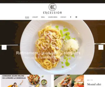 Restaurantexcelsior.ro(Restaurant EXCELSIOR) Screenshot