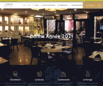 Restaurantfarid.com(Spécialités Libanaises et Cusines du Monde) Screenshot