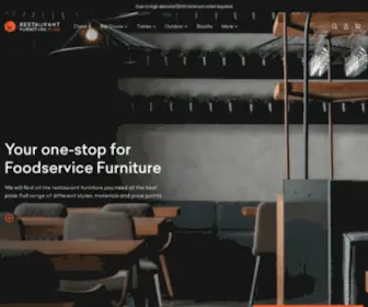 Restaurantfurnitureplus.com(Tables, Chairs, Bar Stools, Booths) Screenshot