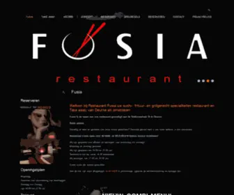 Restaurantfusia.nl(Restaurant Fusia) Screenshot