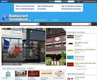 Restaurantguidebook.com(Toronto Restaurants) Screenshot