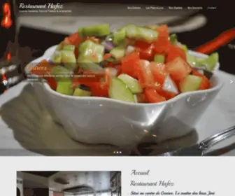 Restauranthafez.ch(Restaurant Hafez) Screenshot