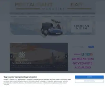 Restauranthotelbar.com(Magazine oneline líder en la informacion del canal Horeca en España y en el Mundo) Screenshot