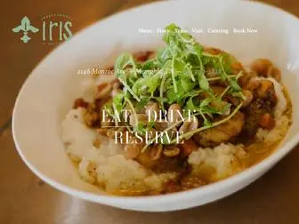 Restaurantiris.com(Restaurant Iris) Screenshot