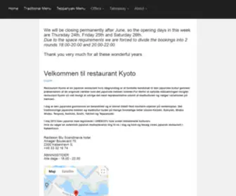 Restaurantkyoto.dk(Restaurantkyoto) Screenshot