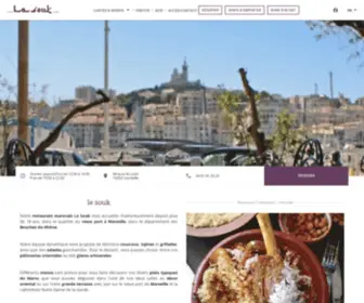 Restaurantlesouk.com(Le souk) Screenshot