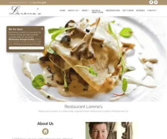 Restaurantlorena.com(Restaurant Lorenas) Screenshot