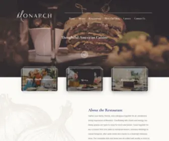 Restaurantmonarch.com(The Monarch) Screenshot