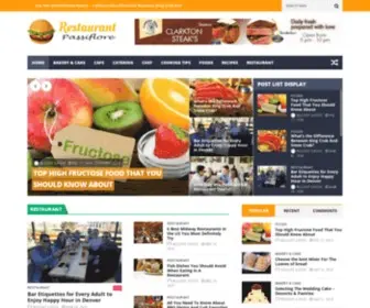 Restaurantpassiflore.com(Foods Blog) Screenshot