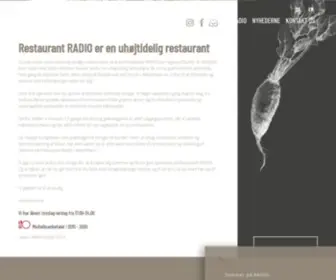 Restaurantradio.dk(Restaurant RADIO) Screenshot