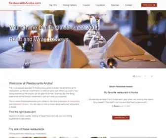Restaurantsaruba.com(Restaurants Aruba) Screenshot