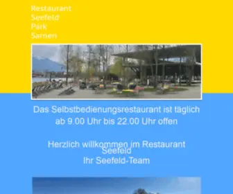 Restaurantseefeld-Sarnen.ch(Restaurant Seefeld Park Sarnen) Screenshot