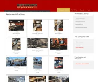 Restaurantsforsaleinmiami.com(Miami Restaurants for Sale) Screenshot