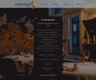 RestaurantuijTtewaal.nl(Restaurant Uijttewaal) Screenshot