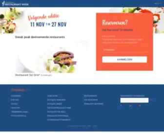 Restaurantweek.be(Nationale Restaurant Week) Screenshot