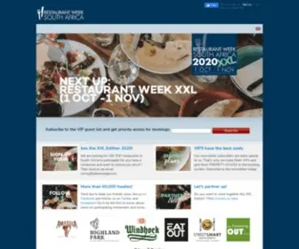 Restaurantweek.co.za(Restaurant Week South Africa) Screenshot