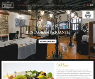 Restaurantzigante.com(Restaurantzigante) Screenshot