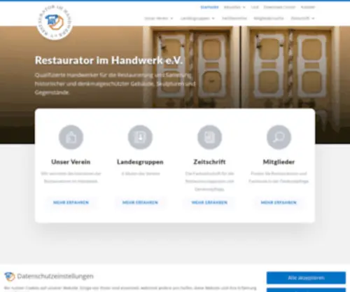 Restaurator-IM-Handwerk.de(Restaurator IM Handwerk) Screenshot