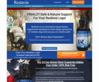 Restavin.com(#1 Natural RLS Support Supplement) Screenshot