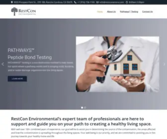 Restconenvironmental.com(Restcon Environmental) Screenshot