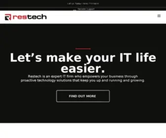 Restech.net(Business IT Support) Screenshot