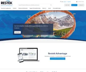 Restek.com(Chromatography Products and Solutions) Screenshot