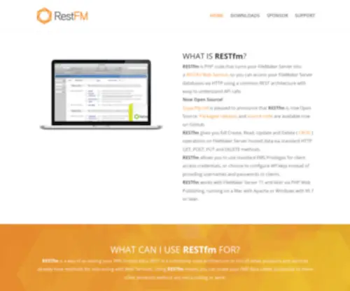 Restfm.com(FileMaker RESTful Web Service) Screenshot