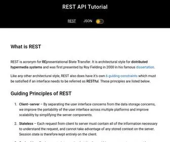 Restfulapi.net(What is REST) Screenshot