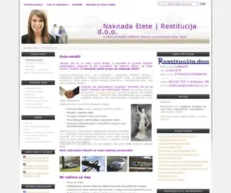 Restitucija.co.rs(Restitucija d.o.o) Screenshot