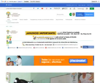 Restituciondetierras.gov.co(Inicio) Screenshot