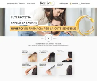 Restivoil.it(Olio shampoo per cute sensibile) Screenshot